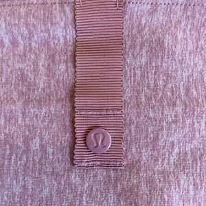 Lululemon Vinyasa Scarf in heather pink. LIKE NEW. Reversible